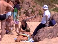 dej sur la plage